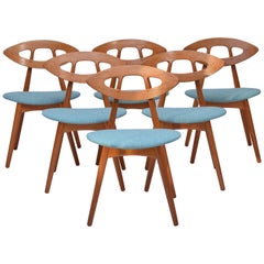 Ejvind A Johansson Eye Chairs, Set of Six, 1961