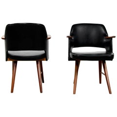Set of Two Dutch Design Armchairs by Cees Braakman for Pastoe Model FT30
