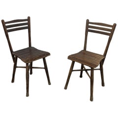 Paar Stühle im Thonet-Stil, um 1900