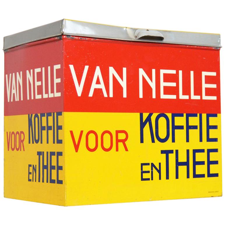 Van Nelle Coffee or Tea Box by Jacques Jongert 1930's