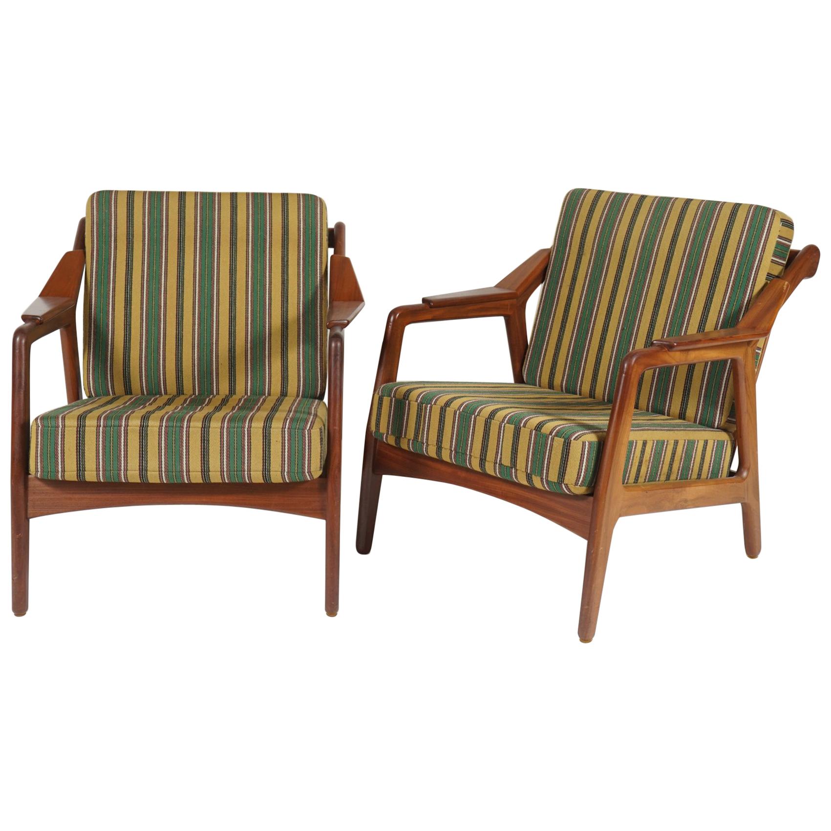 Pair of Danish Modern Chairs by H. Brockmann-Pedersen