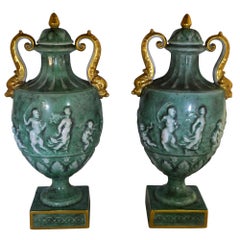 Vintage Von Schierholz Urns