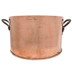 Antique Early 20th Century Copper Pot from Hotel Taft, NYC