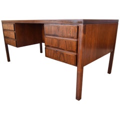 Rosewood Executive Desk by Gunni Omann, Denmark