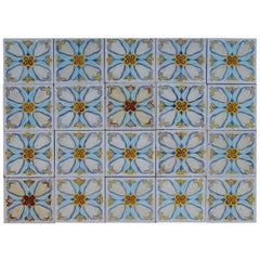 20 Art Deco Relief Tiles by Gilliot , 1930