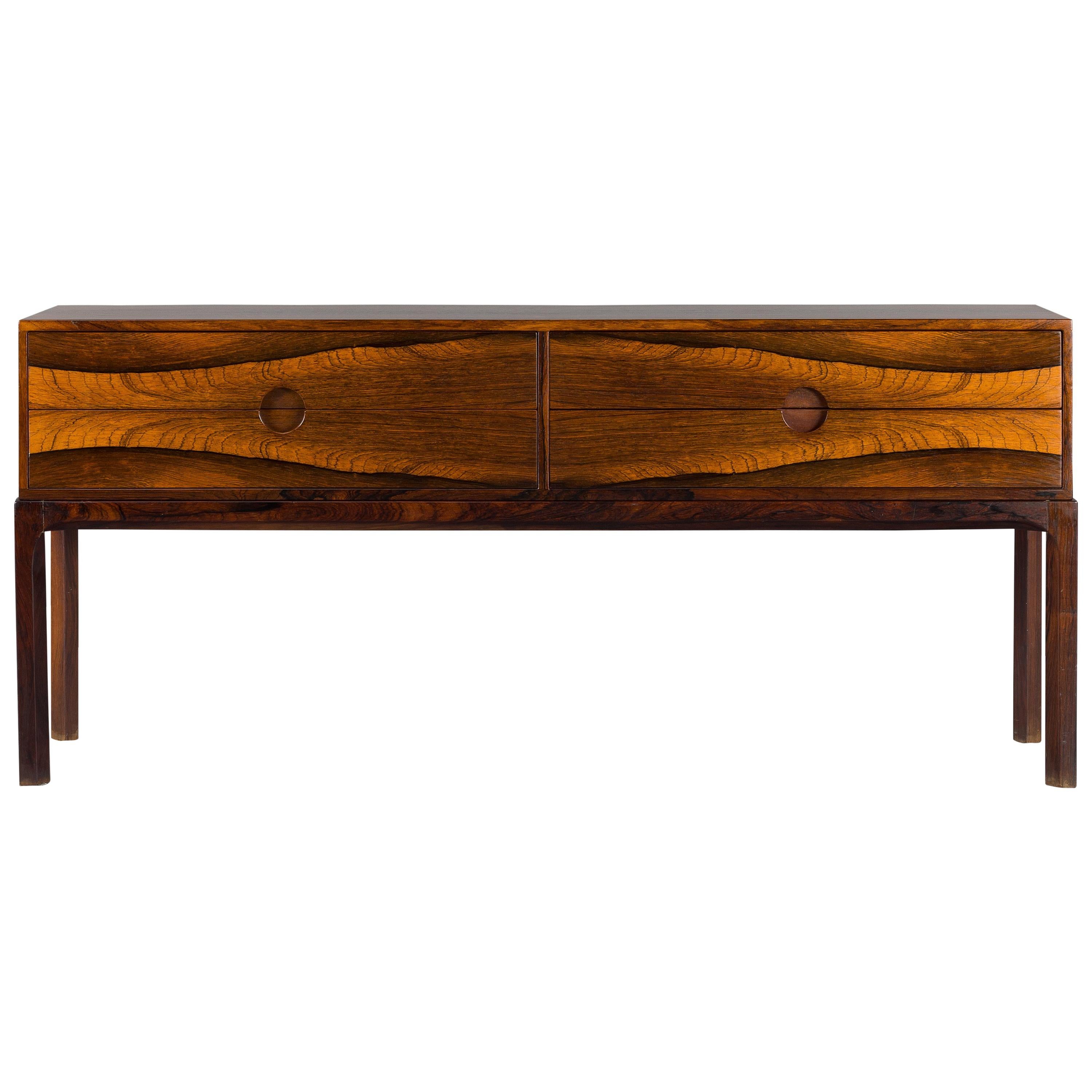 Danish Rosewood Chest of Drawers No. 394 by Aksel Kjersgaard, 1950s 