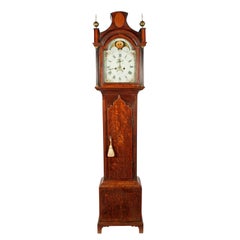 Georgian Rolling Moon Grandfather Clock