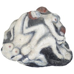 Gypsum Figural Sculpture by M. Coleman, American 20th Century