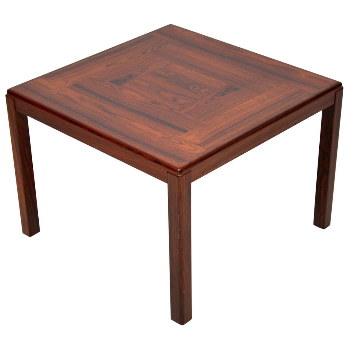 1960s Vintage Danish Wood Coffee or Side Table