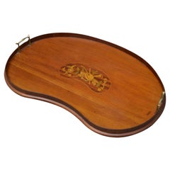 Edwardian Mahogany and Inlaid Tray