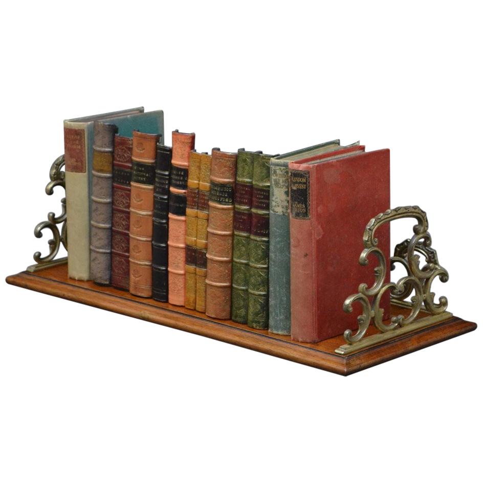 Victorian Walnut Book Stand