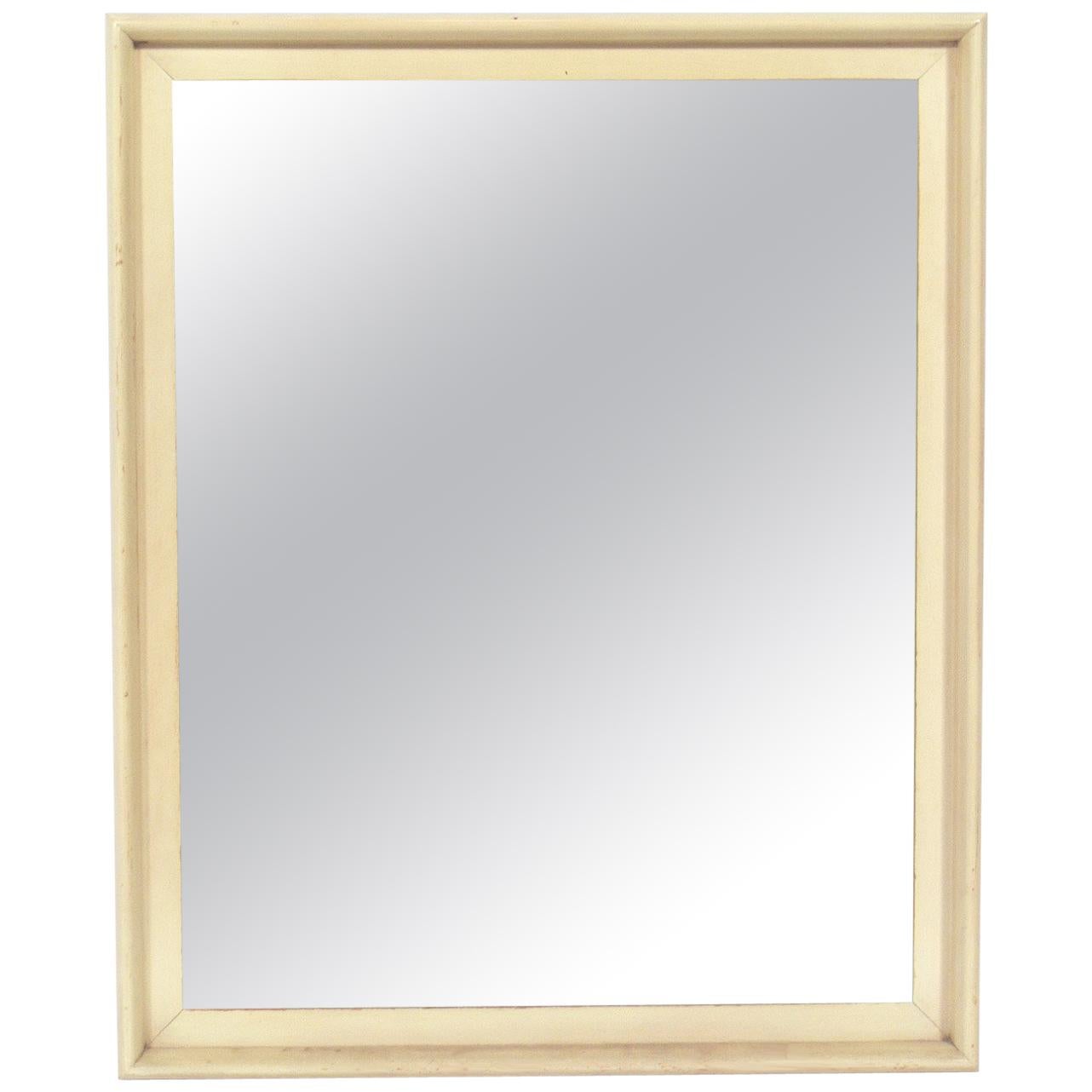Clean Lined Lacquered Mirror by Paul Frankl