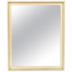 Vintage Clean Lined Lacquered Mirror by Paul Frankl