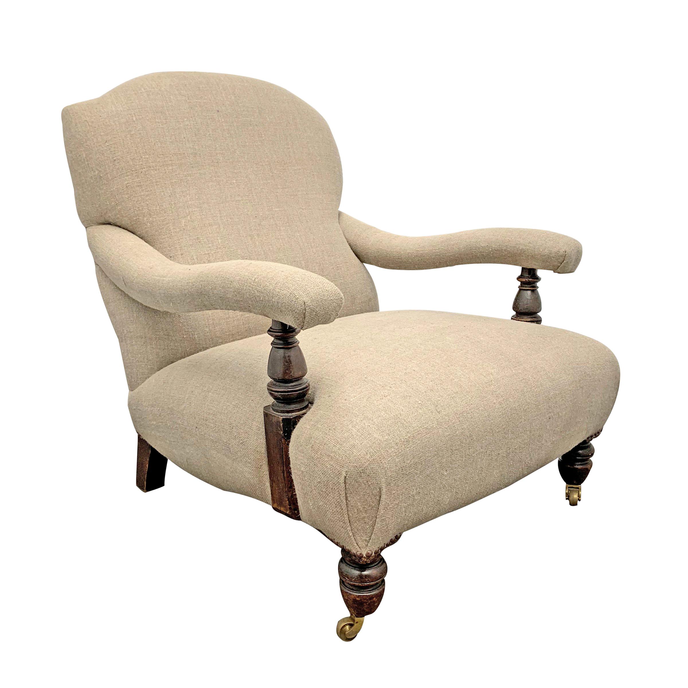 19th Century English Country House Armchair