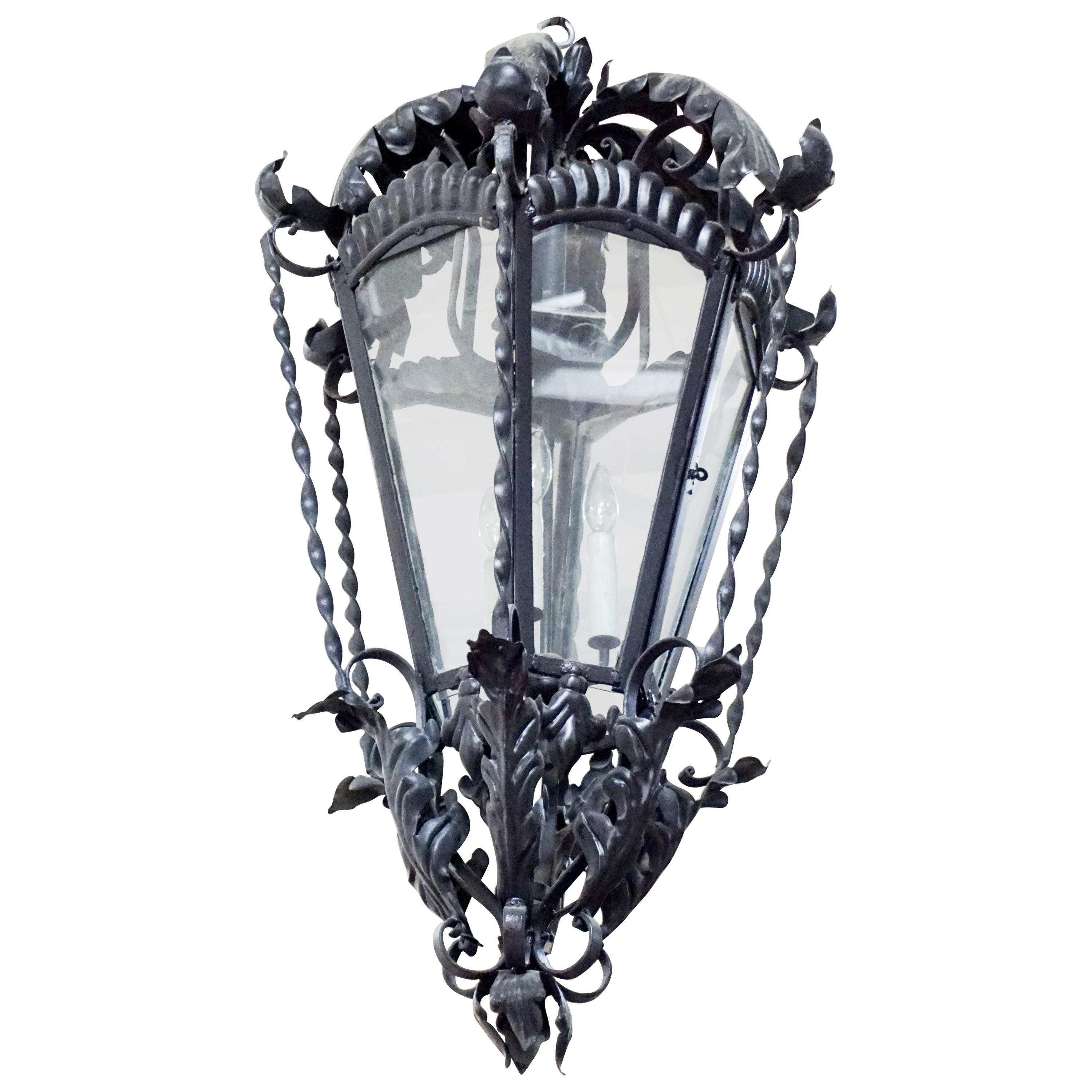 Medium Hanging Lantern For Sale