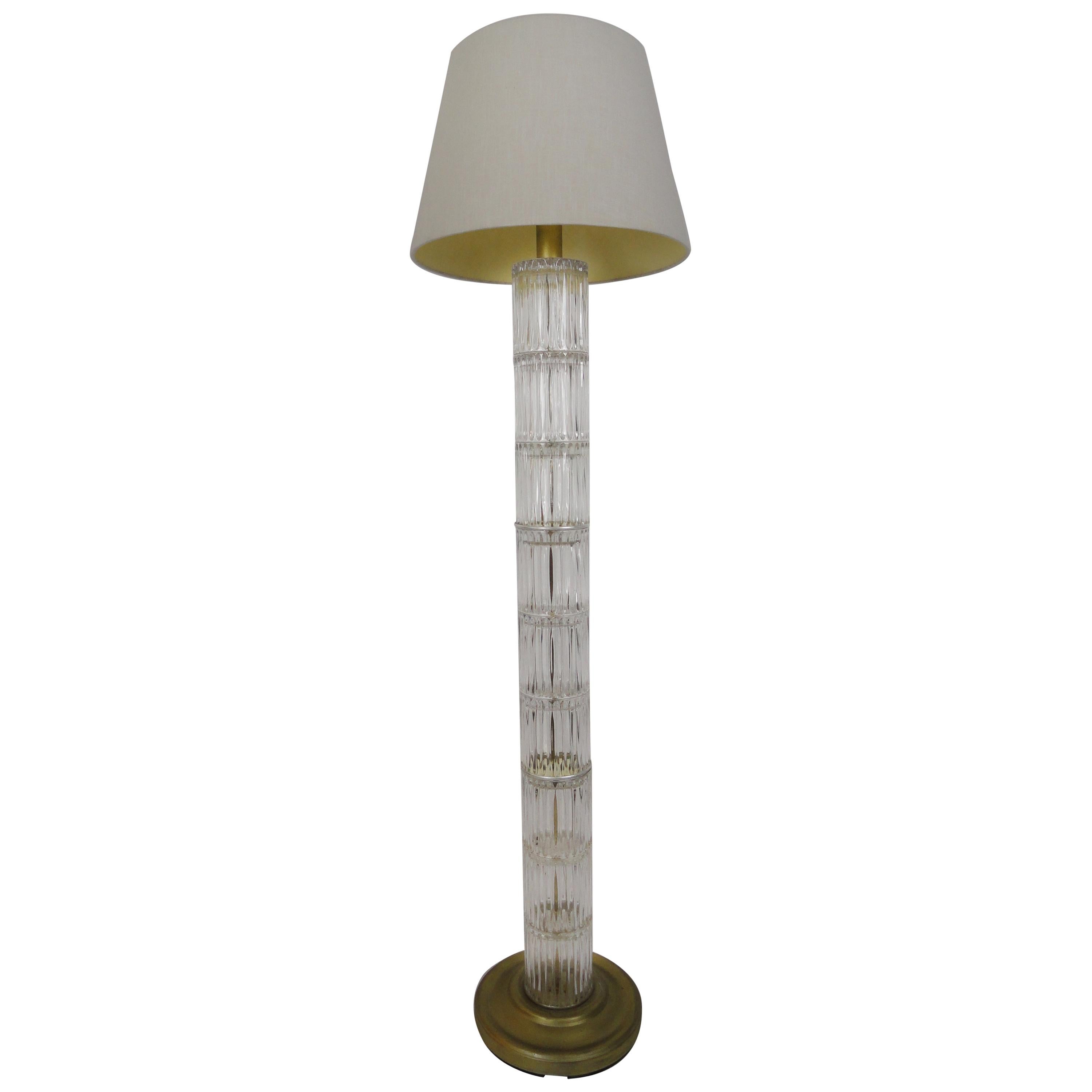 Glass Pole Lamp For Sale