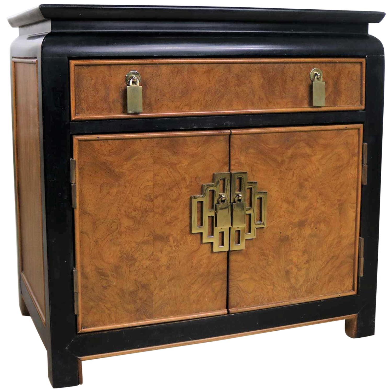 Chin Hua Nightstand End Table Cabinet by Raymond K Sobota for Century Furniture