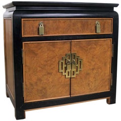 Retro Chin Hua Nightstand End Table Cabinet by Raymond K Sobota for Century Furniture