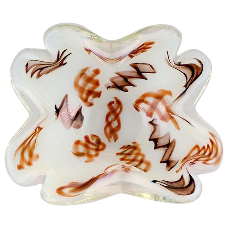 Murano, Bowl in Mouth Blown Art Glass, 1960s