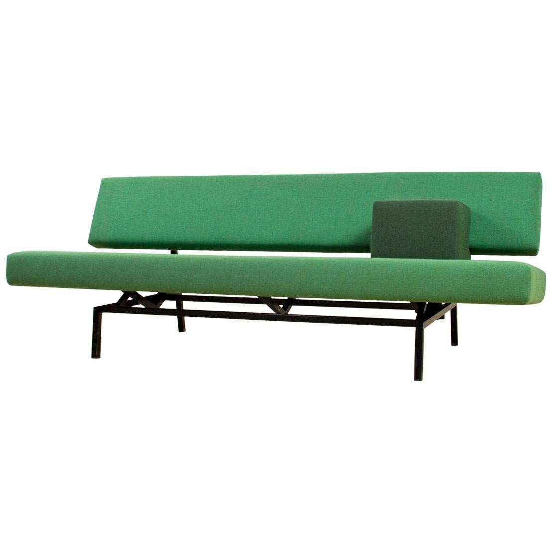Mid-Century Modern Sofa Daybed in Forest Green by Martin Visser, Spectrum, 1960s