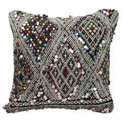 Vintage Moroccan Kilim Pillow Morocco Colord Cushion