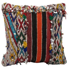 Retro Moroccan Kilim Pillow Morocco Colord Cushion