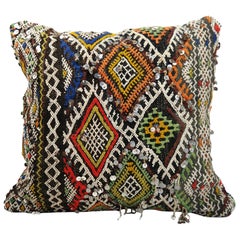 Retro Moroccan Kilim Pillow Morocco Colord Cushion