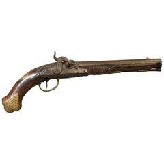 Antique 18th Century Dutch or German Holster Pistol