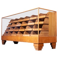 1950s Twenty-Four-Drawer Haberdashery Unit or Chest of Drawers