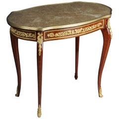 French Salon Side Table in Transition Style
