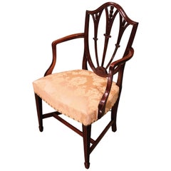 Late 18th Century Hepplewhite Mahogany Armchair