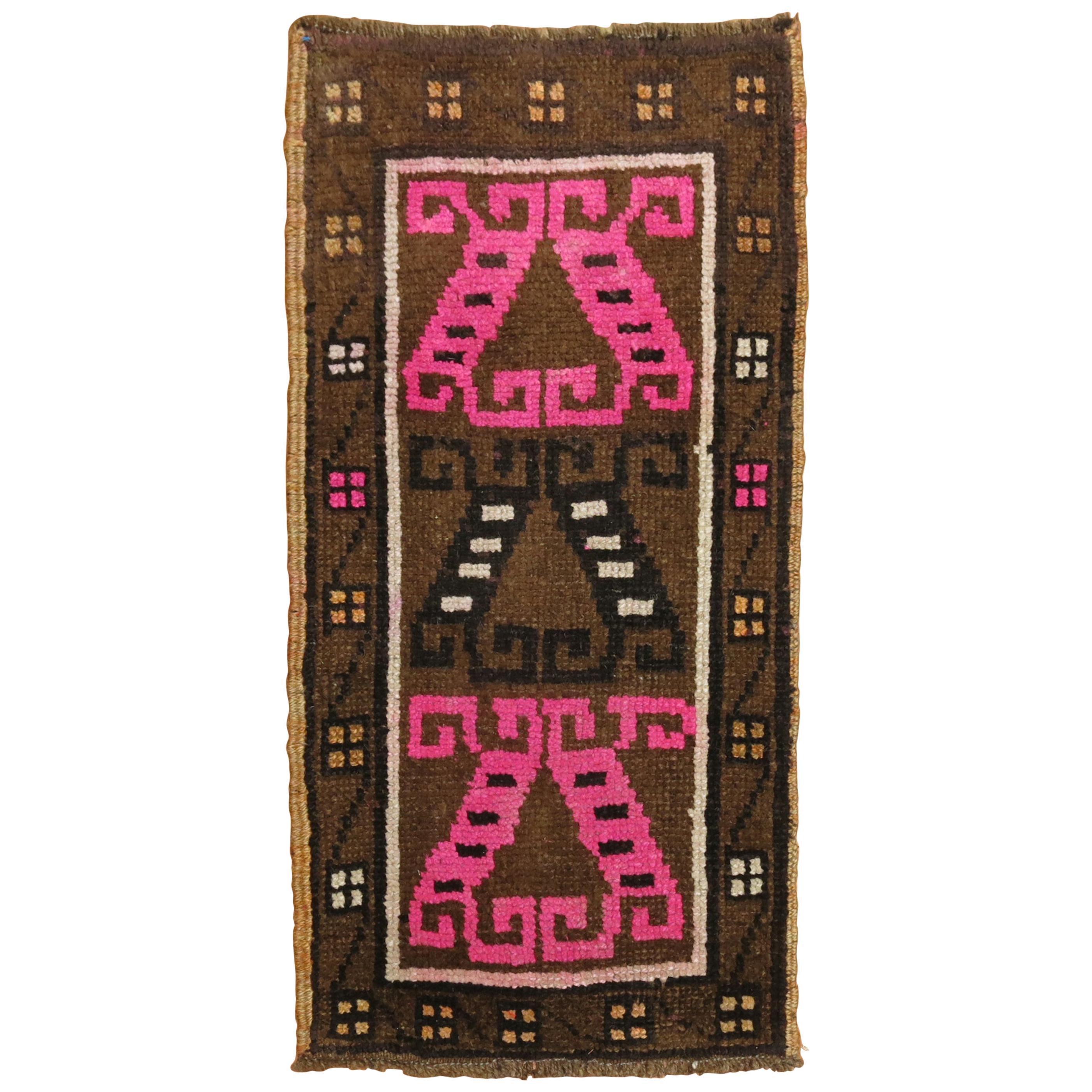 Tapis d'attitude turc vintage