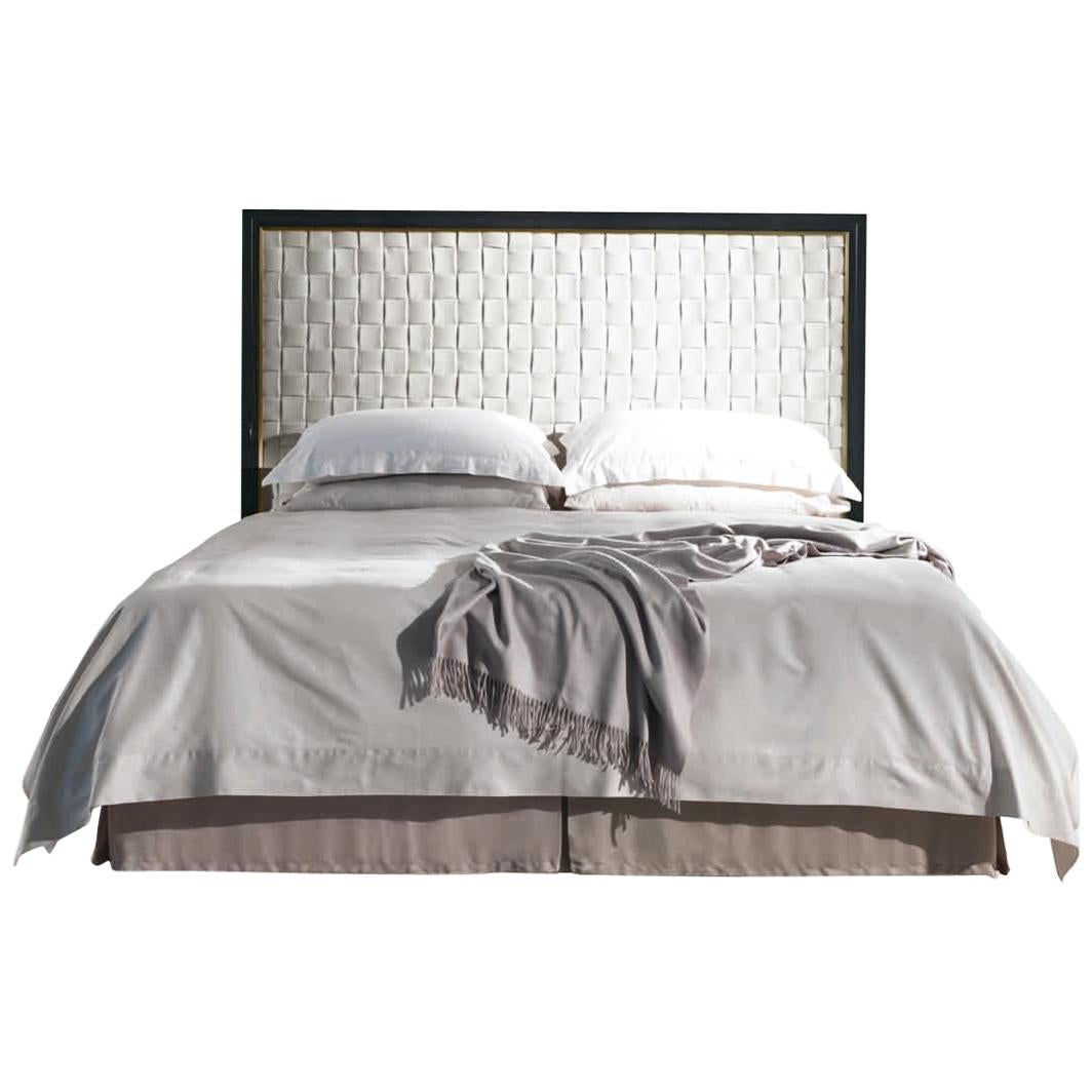 Bronze Double Bed with Bed Valance IX For Sale