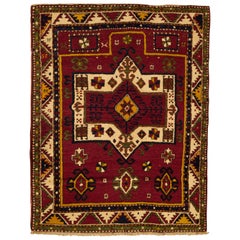 Antique Fachralo Kazak Rug, circa 1880