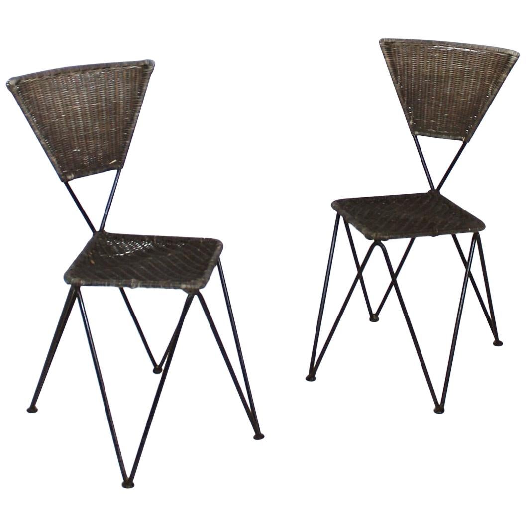 Pair of Karl Fostel Senior's Erben Chairs from Sonett-Serie, Austria, 1950s For Sale