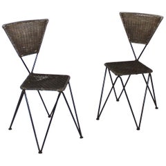 Pair of Karl Fostel Senior's Erben Chairs from Sonett-Serie, Austria, 1950s