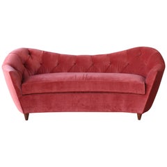 Tufted Velvet Sofa