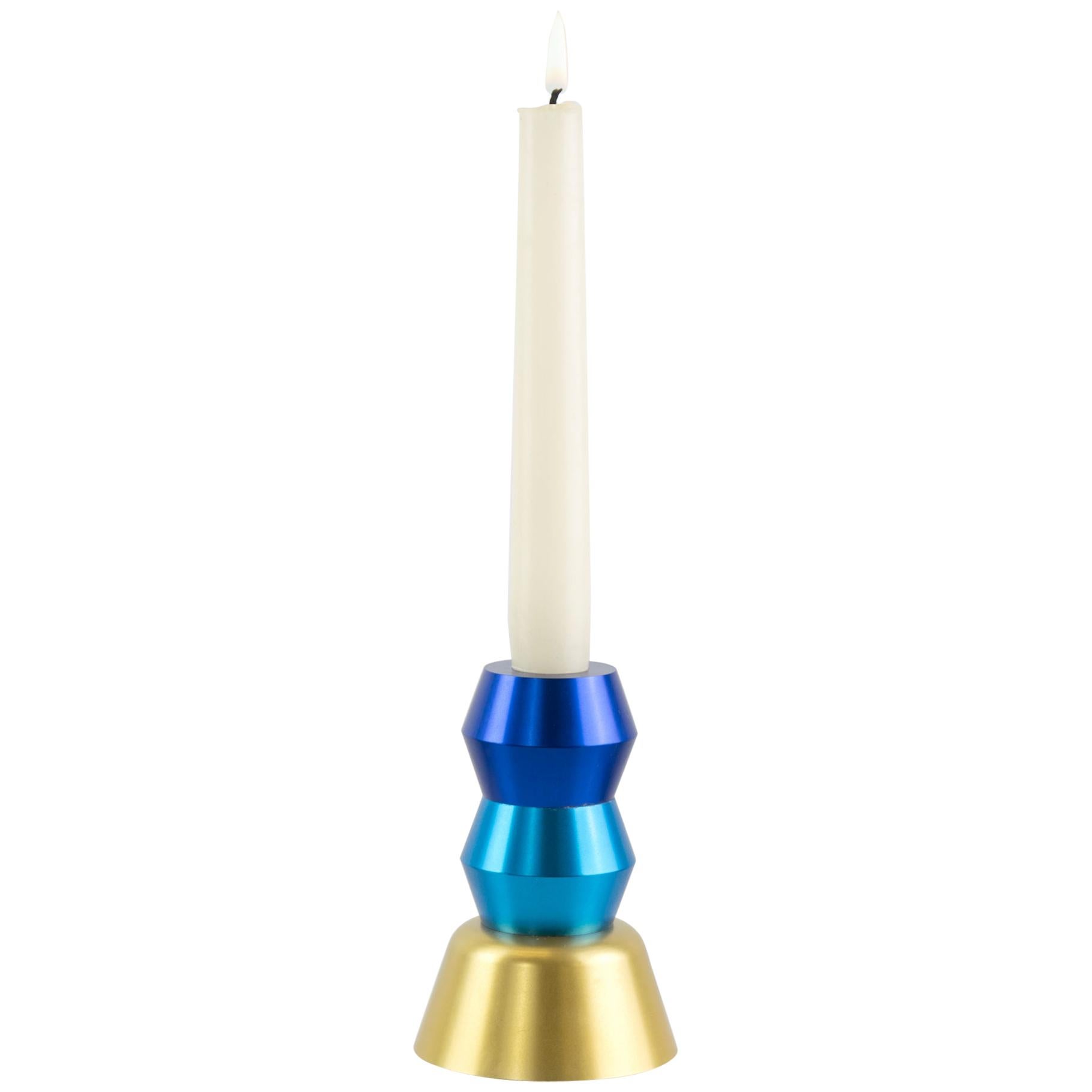 Mykonos Colorful Candleholder by May Arratia, Customizable Colors For Sale