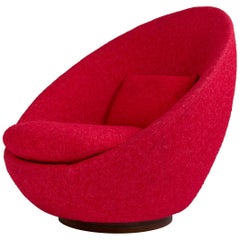 Milo Baughman Swivel Lounge Chair