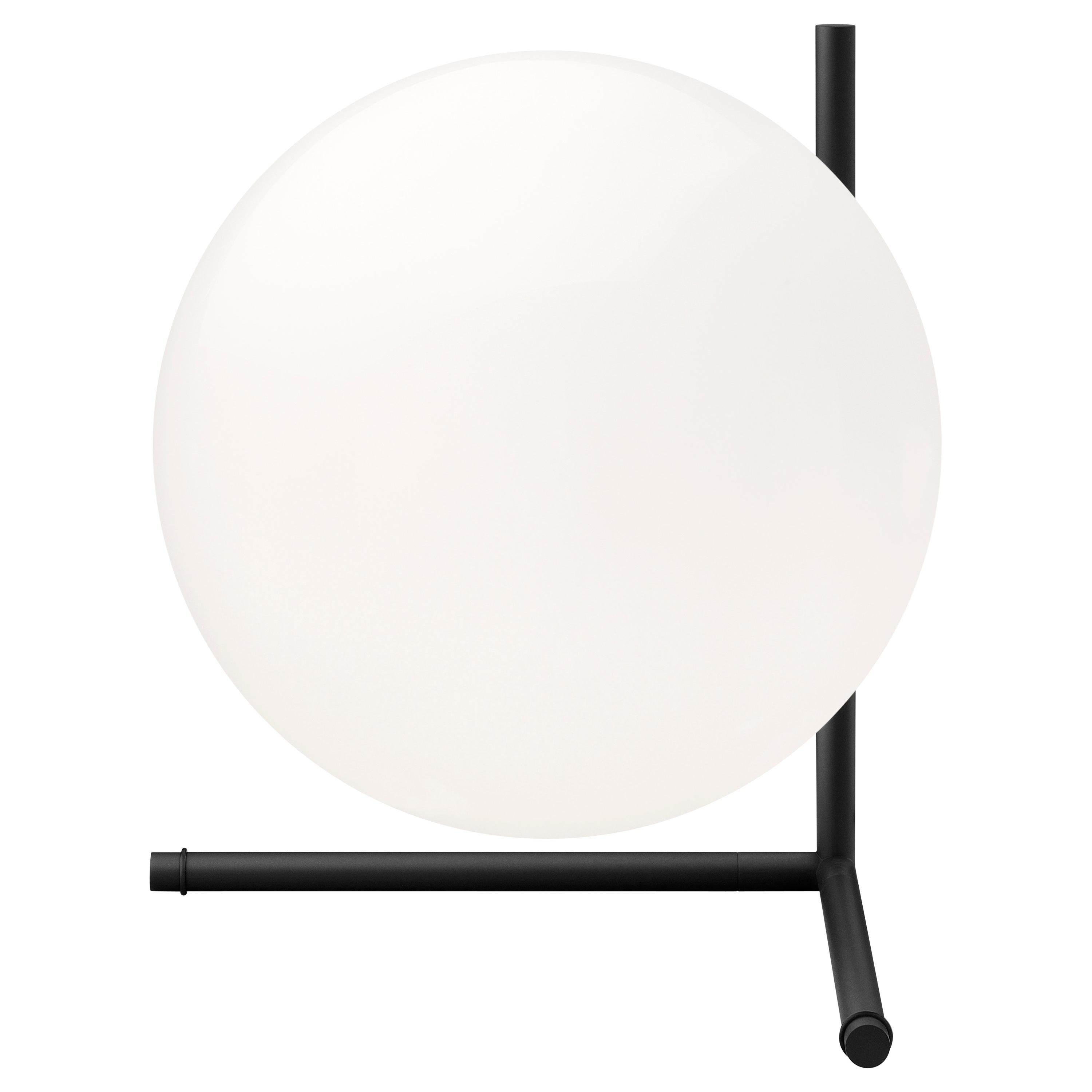 FLOS IC Lights T2 Table Lamp in Black by Michael Anastassiades