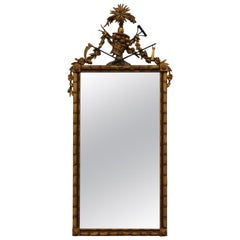 Louis XVI Dutch Gilt Harvest Mirror