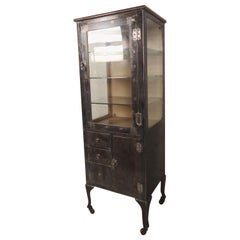 Restored Industrial Display Cabinet