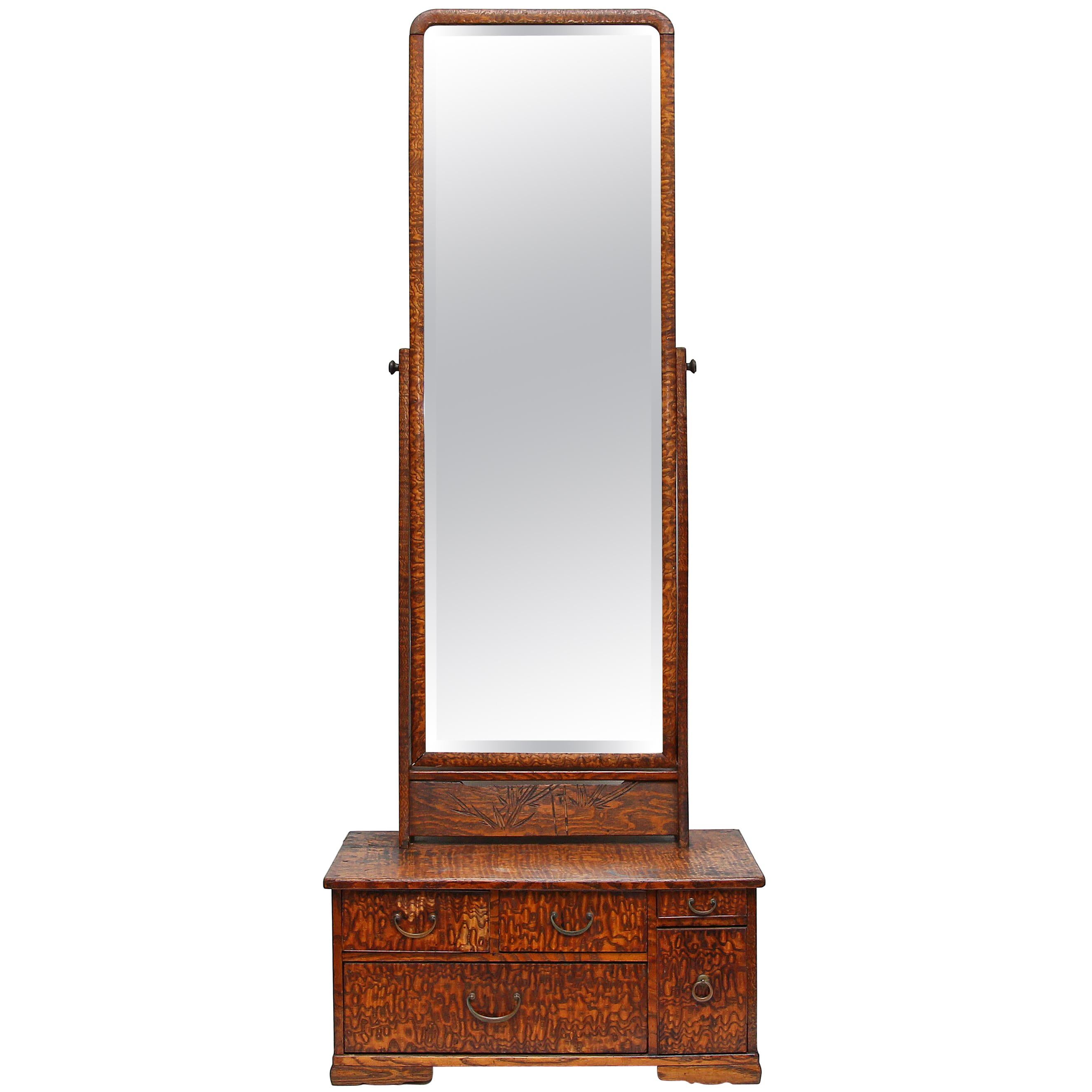 Tall Dressing Table Mirror, 19th Century