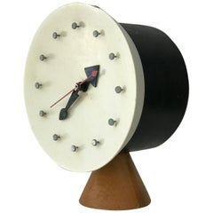 Vintage Modernist Desk Table Clock by George Nelson and Irving Harper for Howard Miller