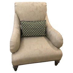 Schumacher Albert Chair Upholstered in Chantilly Fabric- Sample