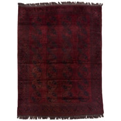 Midcentury Afghan Ersari Carpet