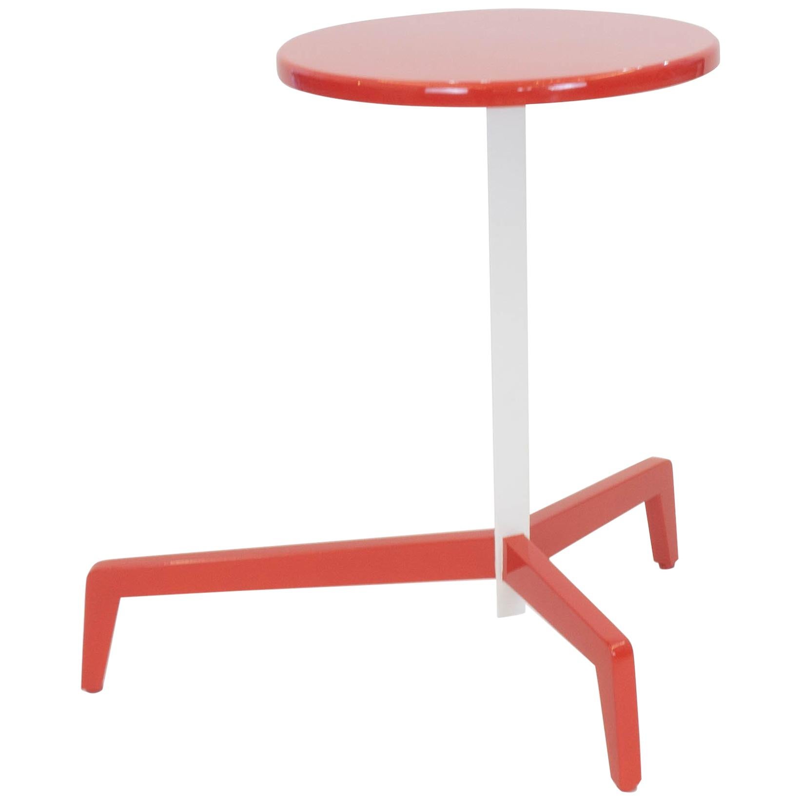 Space Saving Modern Side Table For Sale