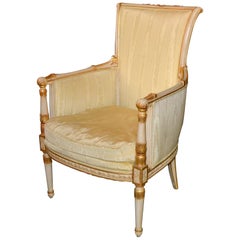 French Empire Parcel-Gilt Armchair