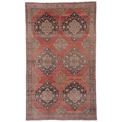 Used Formal Oushak Carpet, circa 1910s