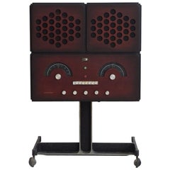 Sistema stereo Rr126 di Achille e Pier Castiglioni, prodotto da Brionvega